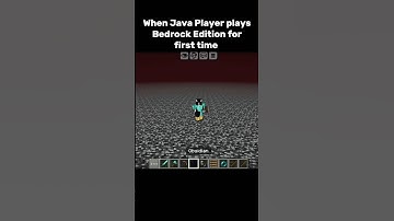 When Java Player plays Bedrock Edition #minecraft #nether