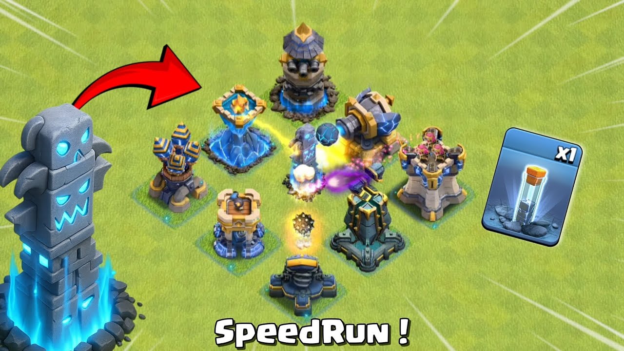 New Totem Spell SpeedRun Challange | Clash of Clans |