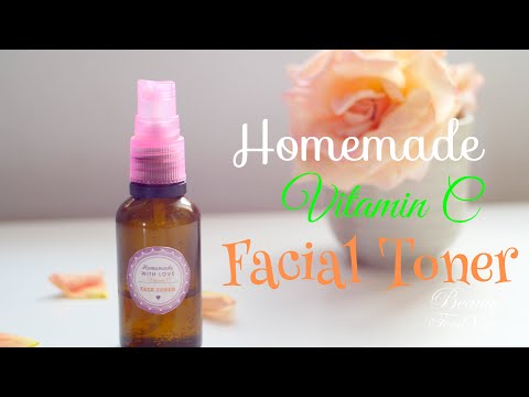 Vitamin C Benefits for face & Homemade Facial Toner to GET RID of acne scars & dark spots NATURALLY