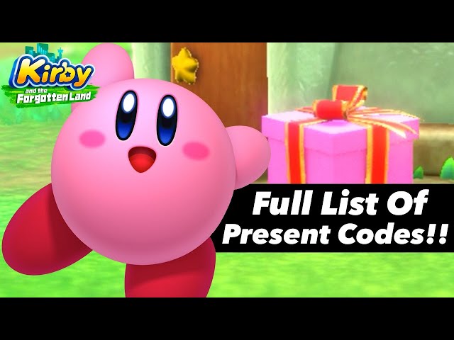 Kirby And The Forgotten Land Codes: Full List Of Kirby Present Codes