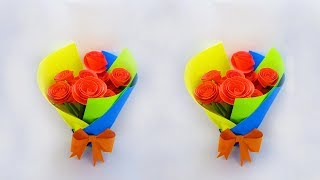 How To Make Paper Flower With Vase - Easy Diy Simple Flower Vase At Home