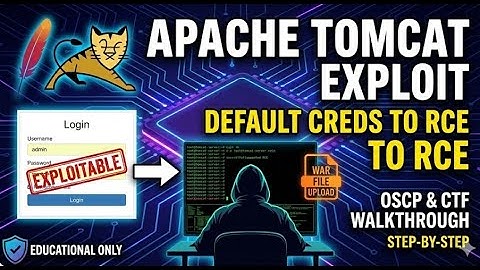 Hacking Apache Tomcat: Default Creds to RCE (OSCP Guide)