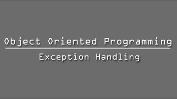 OOP - Exception Handling (C++ Exception Classes, Creating your own exceptions)