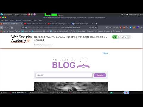 Reflected XSS into