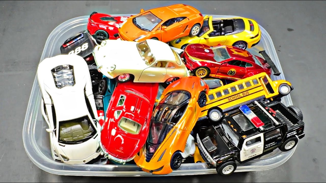 Toy Car Example π Various Types And Sizes Of Toy Cars - YouTube
