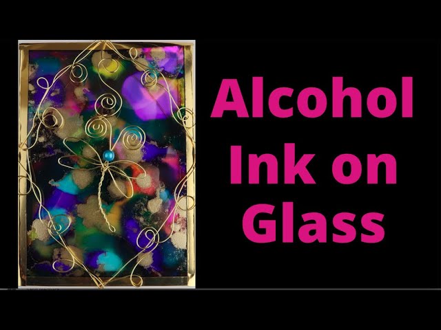 Alcohol Ink Painting On Glass: Hot Tips & Techniques! – T-Rex Inks