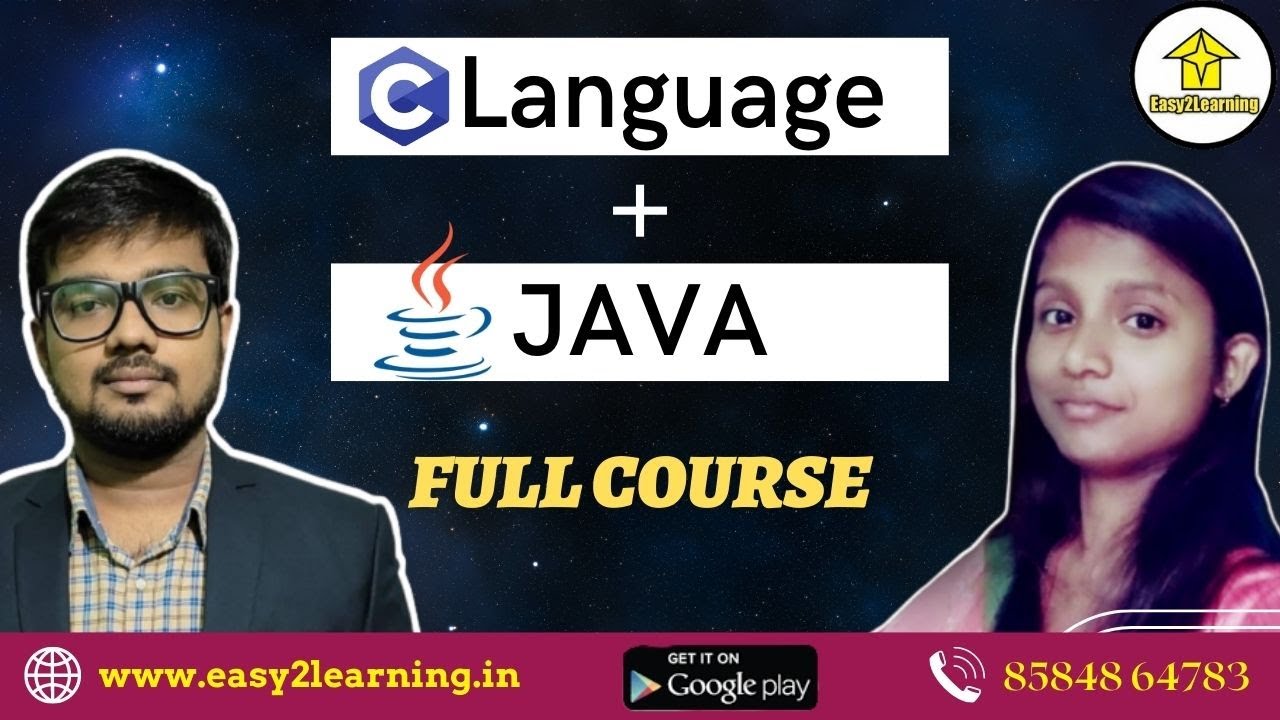 C Programming & Java Full Course for all Students | By Easy2Learning ...
