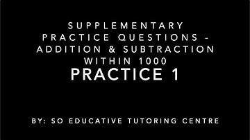 Maths Primary 2 - My Pals Maths 2A Chapter 2 Supplement (Part 1)