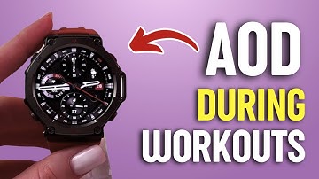 How to Enable Always-On Display During Workouts on Amazfit T-Rex 3
