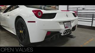 We just recently installed on our customer's car: make: ferrari 458
italia exhaust: frequency intelligence valvtronic exhaust enjoy! if
you have any qu...