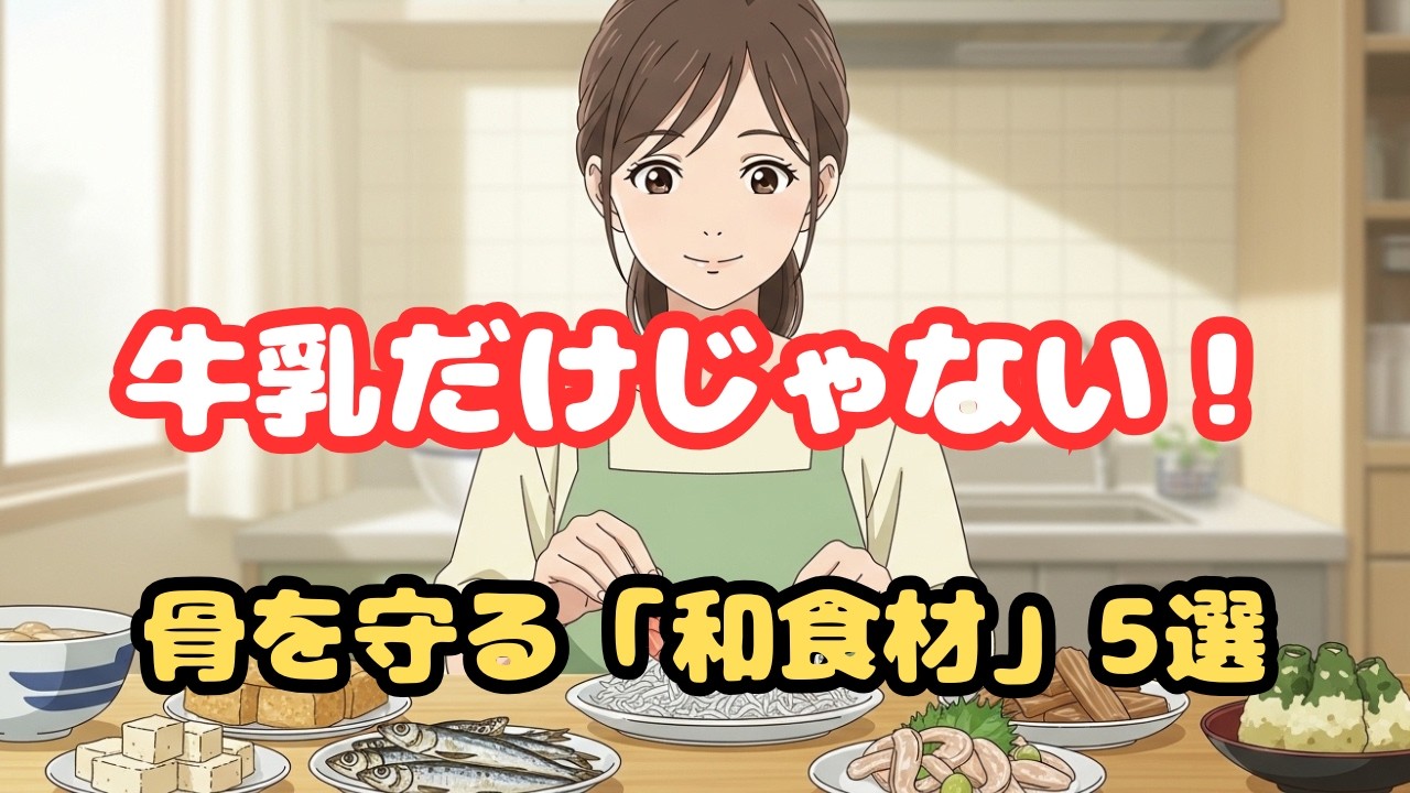 牛乳だけじゃない！骨を守る「和食材」5選