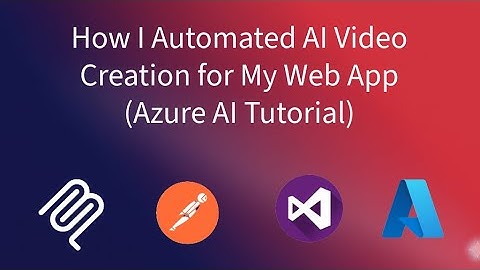 Automate AI Avatar Videos with Azure Speech Service & .NET