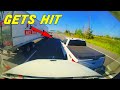 DRIVER BRAKE CHECKS SEMI-TRUCK AND *unsurprisingly* GETS REAR-ENDED | A Day in The Life of a Trucker