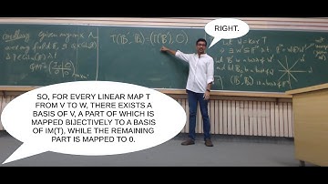 Lecture 15, Linear Algebra I, Autumn 2024 at IISER Kolkata