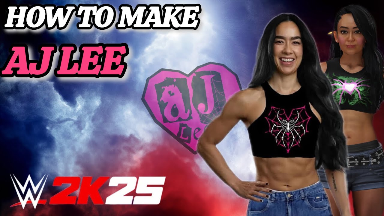 How to make Aj Lee | WWE 2K25 