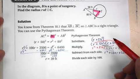 10.1 (2 of 2) Properties of Tangents