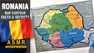 ASMR: Map of ROMANIA tracing with facts | Main CITIES less known facts | ASMR maps and facts screenshot 3