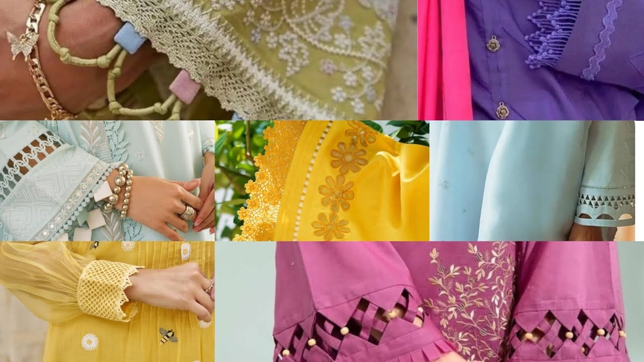 💯 latest and elegant sleeves designs/summer kurti sleeves/long and short shirts sleeves #shorts #new