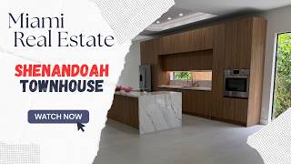 Inside a $1.8M Shenandoah Townhome with a Private Rooftop Terrace (Miami New Construction)