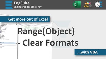 Clear Formats Cells and Ranges - Excel VBA