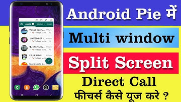 How To Use Samsung Split Screen View On S8, S9, S10+, Note 9, A8, A7, A5 | Multi Window Android Pie.