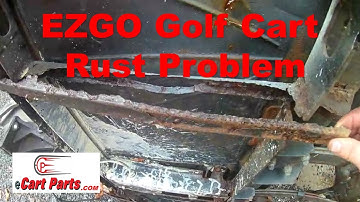 EZGO TXT rusted out frame swap