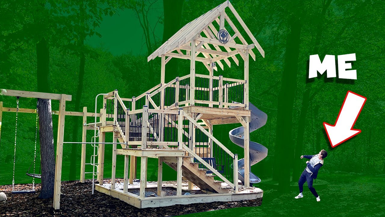 Built a tree house but didn't know what I was doing