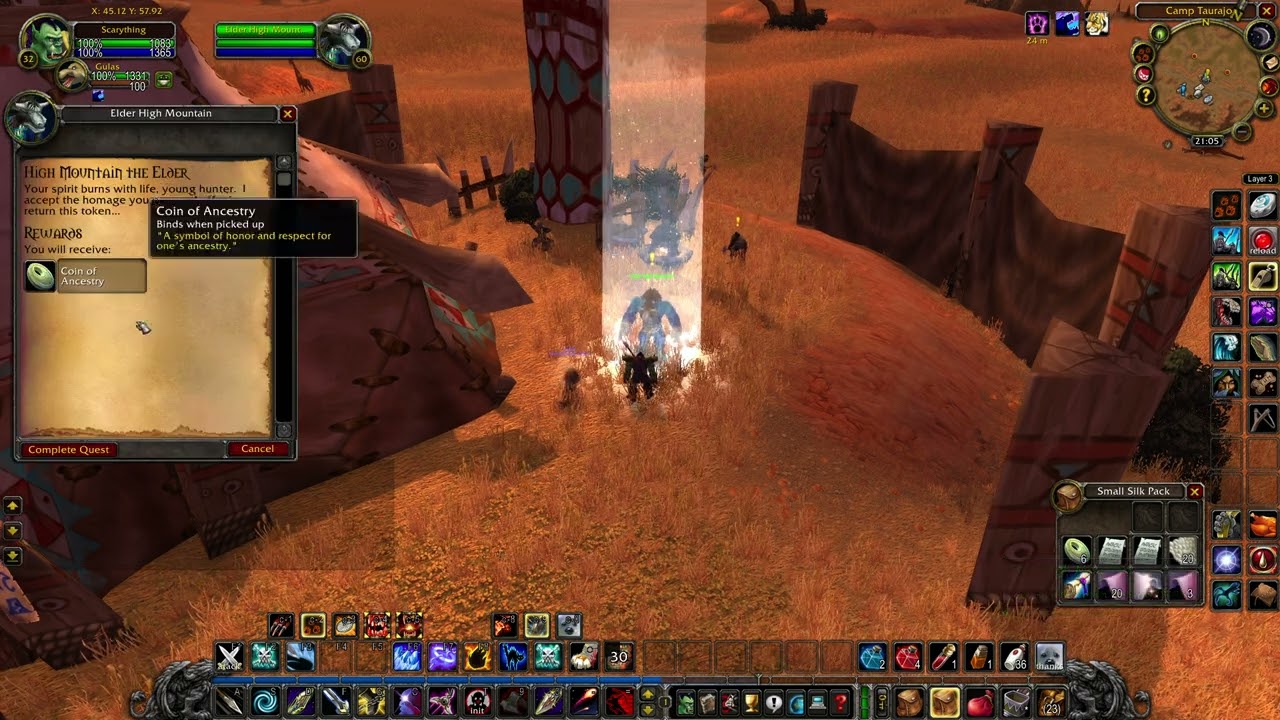 High Mountain the Elder (WOW event quest)