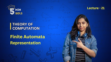 Representation of Finite Automata | Theory of Computation || FLAT