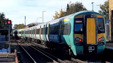 Class 377 | 377420+377418 | Southern | Bexhill | Tone |Crossover| Cab setup|Sunday 9th October 2022