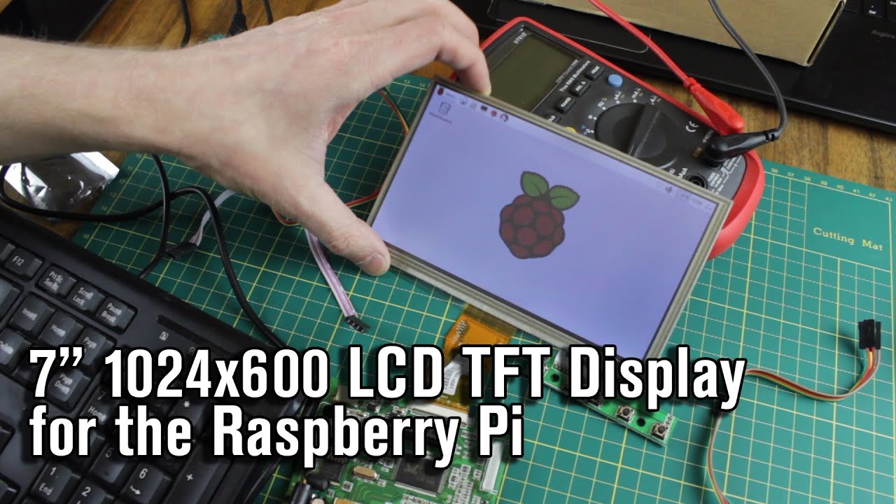 7 Inch 1024*600 LCD Touch Screen for the Raspberry Pi - YouTube