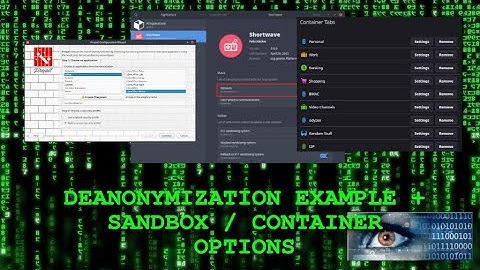 Restrict 🐧 Linux Apps (GUI): Flatseal / Firejail Config / Firetools / Librewolf Containers