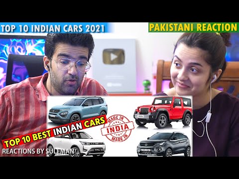 Pakistani Couple Reacts To Top 10 Indian Cars 2021 | Locally Made | भारतीय कारें 2021|safety ratings