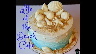 I made this cake for my grandmother's birthday! she loves going to the
cape during summer and can spend countless hours on beach! used
vanilla b...