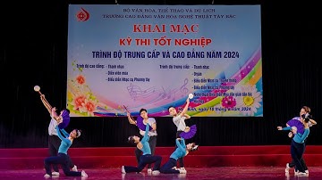 Thi Múa Dân Gian Dân Tộc Tày - Lớp CĐ+TC k21 /Trường CĐVHNT Tây Bắc.