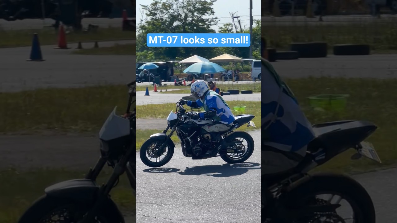 So smooth! MT-07 can flip-flop like this! Mr. Kase #motogymkhana #mt07