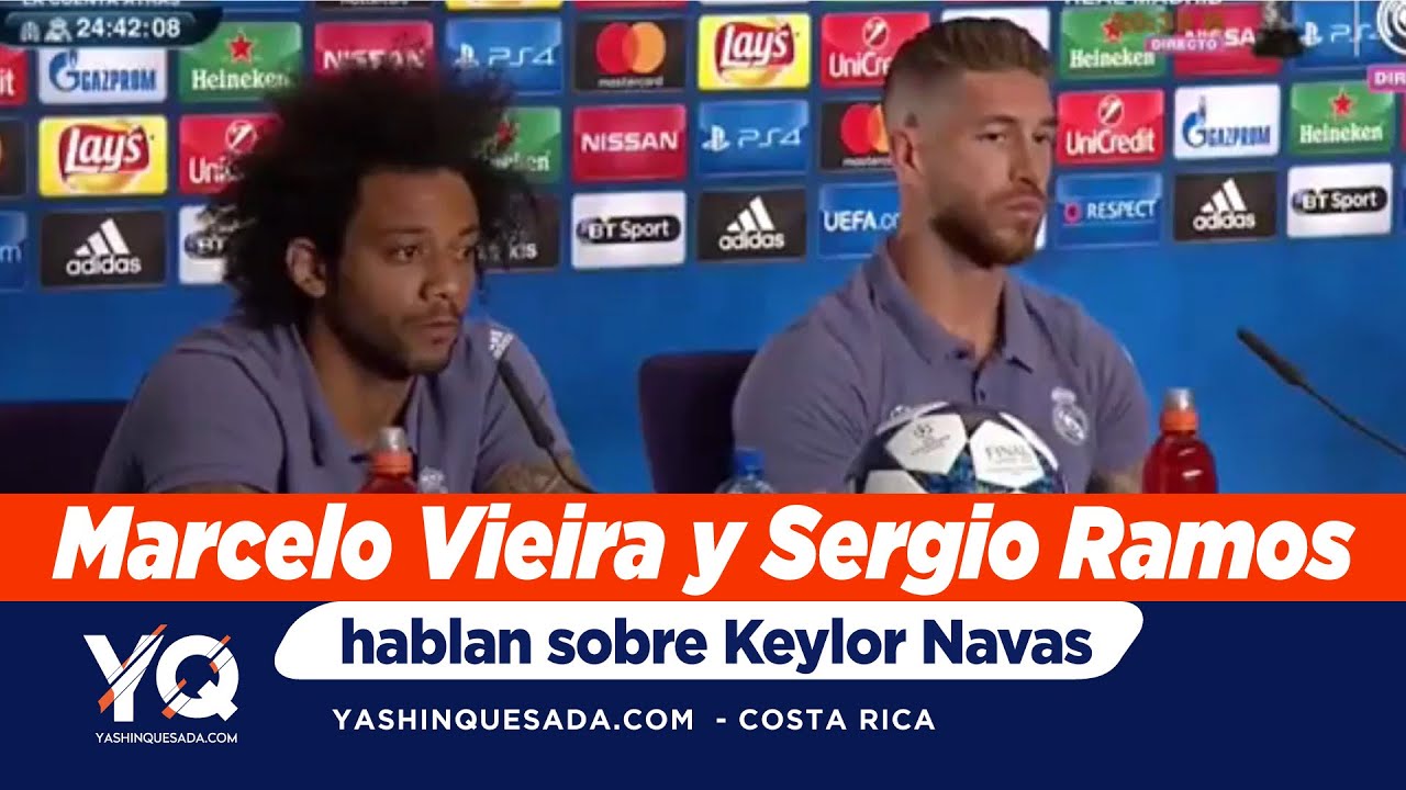 Marcelo Vieira y Sergio Ramos hablan sobre Keylor Navas