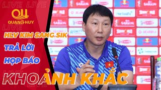 HLV Kim Sang Sik muốn giành 3 điểm ngày ra mắt, Hùng Dũng quyết tâm| Họp báo Việt Nam vs Philippines