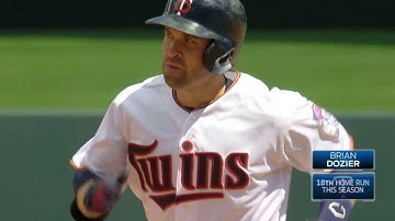 CWS@MIN: Dozier launches home run to left field