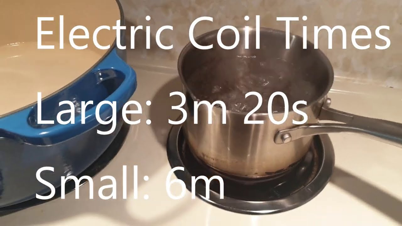 Electric Coil Vs Induction Water Boil Test Youtube