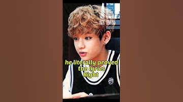 Thumbnail of wavin Flag lyrics literally match with his journey(part-1) #btsv #kimtaehyung