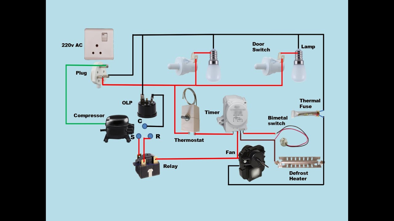 Free Frost Refrigerator Wiring Refrigerator Double Door Wiring