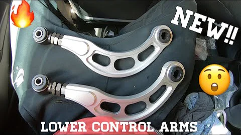 Installing godspeed rear camber arms 07 civic si 8th gen