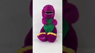 Vintage Lyons Barney Purple Dinosaur Singing Plush 16” I Love You, You Love Me