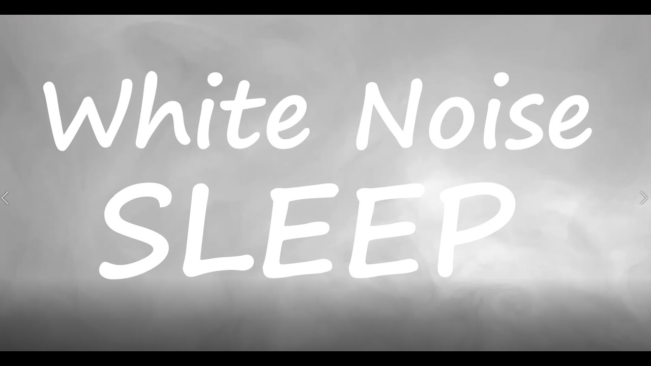White Noise SLEEP SOUND THERAPY YouTube