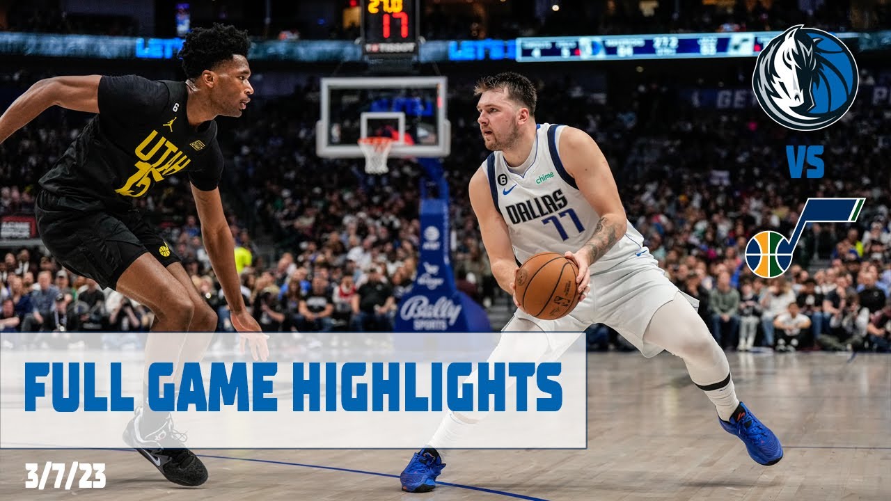 Luka Doncic (29 points) Highlights vs. Utah Jazz | March 7, 2023 - YouTube