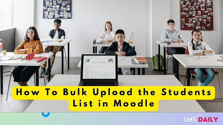 How to bulk upload students list in Moodle #moodle #education #elearning #student #teacher #edtech
