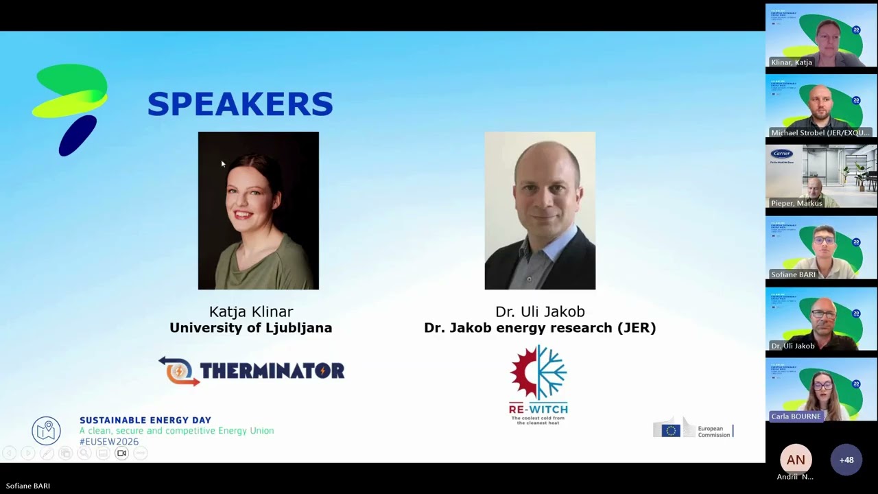 2COOL2WASTE Webinar: The future of energy efficiency