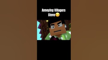 STEVE FROM ANNOYING VILLAGERS SOLOS STEVE FROM BLACK PLASMA STUDIOS  #mrfudgemonkeyz #minecraft