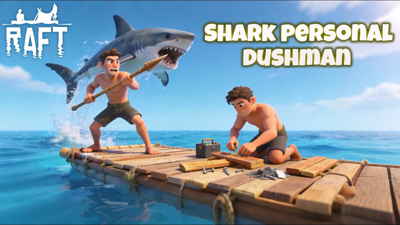 RAFT Live | Survival in Ocean 🌊 | Hindi Gameplay | Raft Survival Challenge